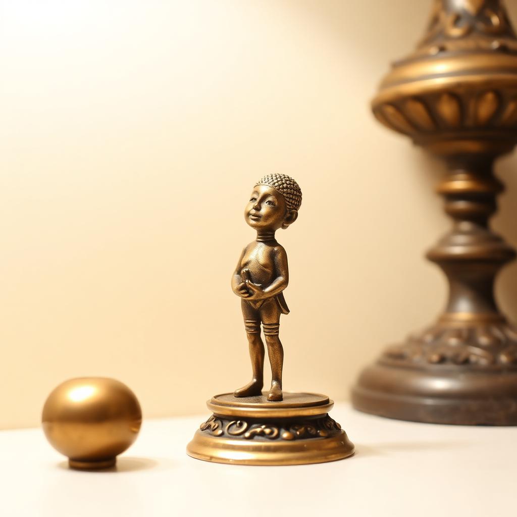 Antique Brass Figurine