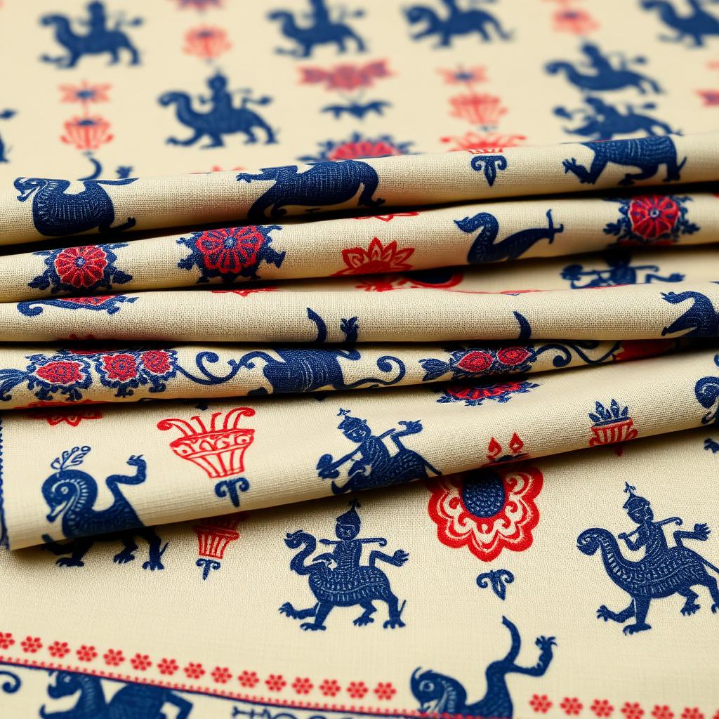 Kalamkari Cotton Yardage